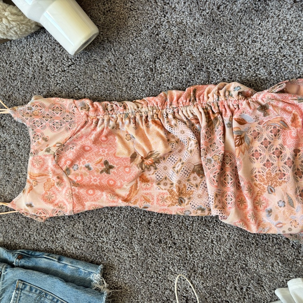 Floral Pink Mini Dress